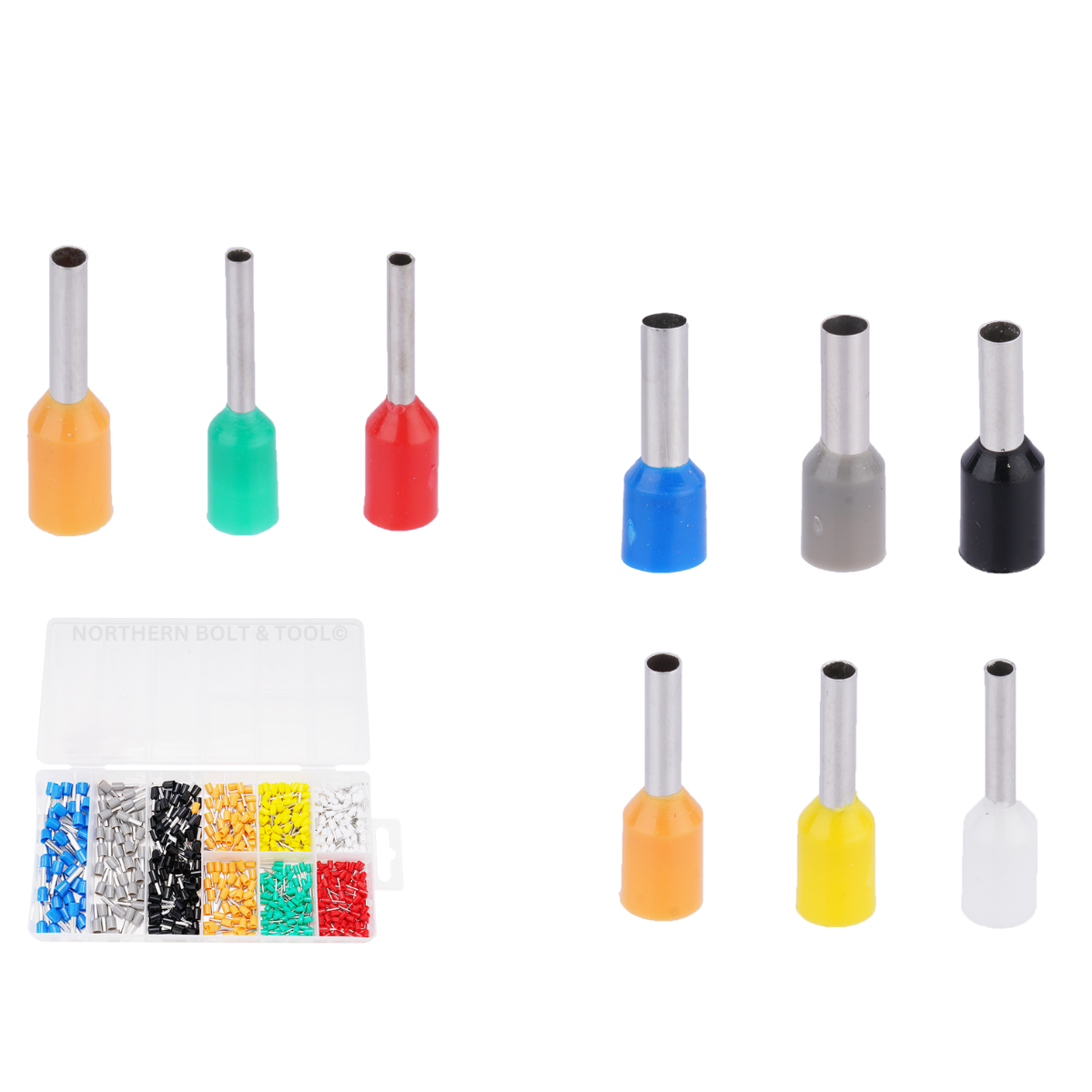 Wadfow Tubular terminal kit 575 Piece WTT2B01