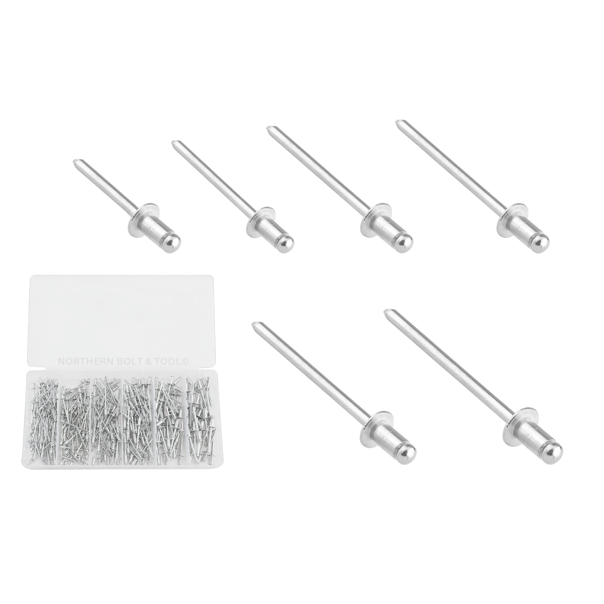 Wadfow Blind rivets 320 Piece set WREZ511 