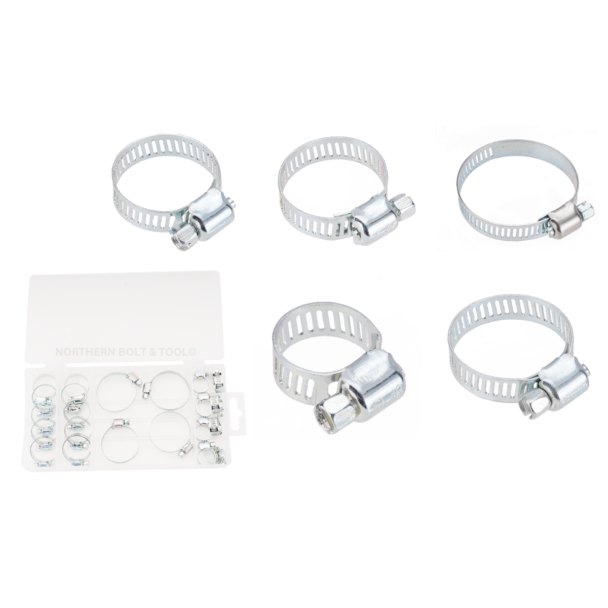 Wadfow 26 Piece hose clip assortment WHUAB01
