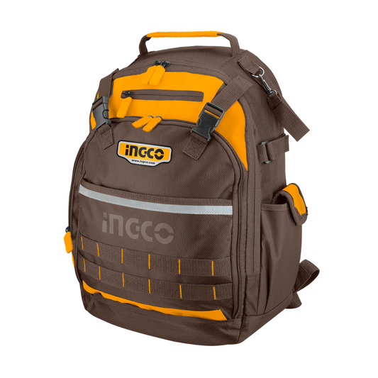 Ingco Reflective Tool Backpack With Insert To Hold Tools HBP01028