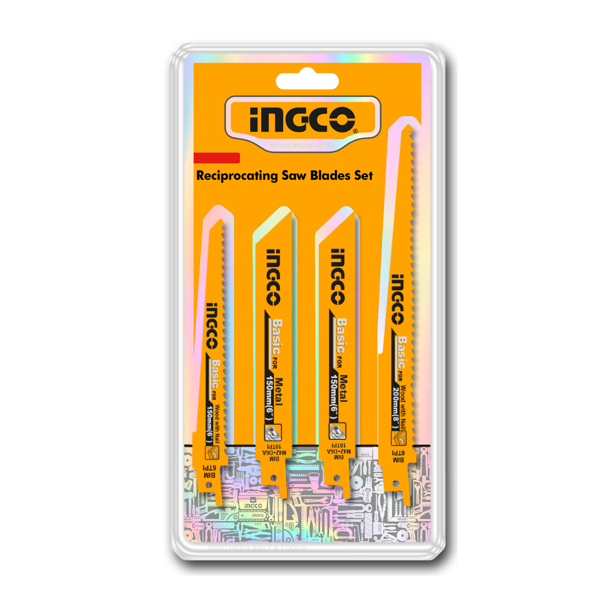 Ingco Reciprocating Saw Blade Set for Wood & Metal 10Pcs – Northern ...