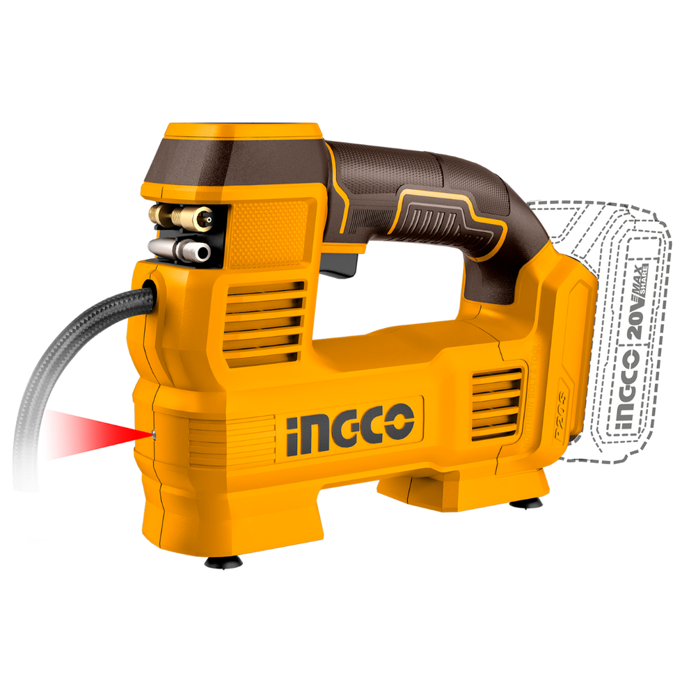 Ingco Cordless Auto Air Compressor 11Bar (Tool Only) – Northern Bolt & Tool
