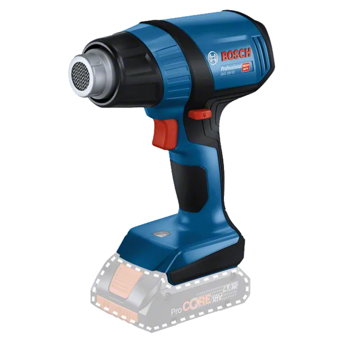 Bosch Cordless Heat Gun GHG 18V-50 Professional (Tool only) 0 601 2A6 500