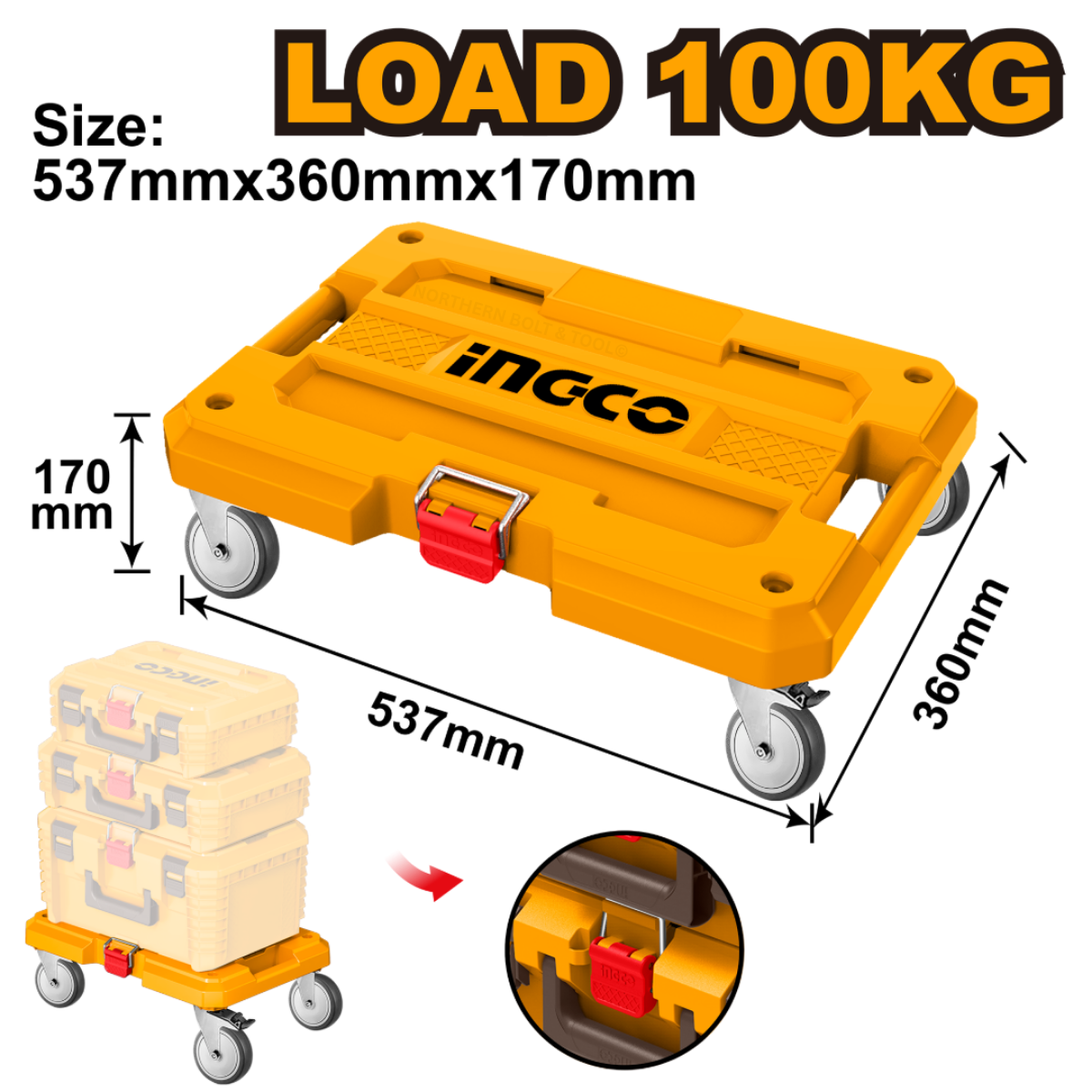 Ingco Rolling Load Platform 100KG