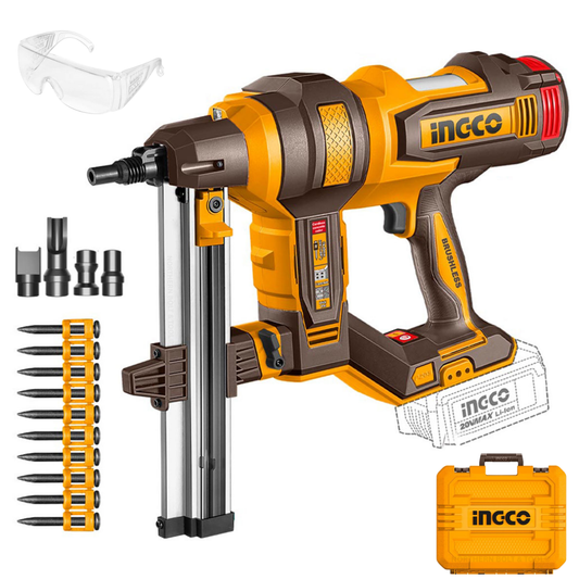 Ingco Cordless Concrete Nailer 15-40mm 20V (Tool only) CCNLI9005