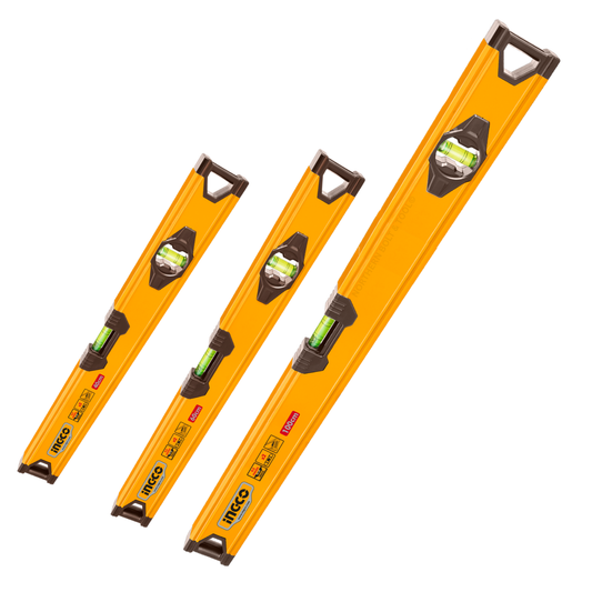 Ingco 3 Pieces Aluminum Spirit Level Set HSL10403