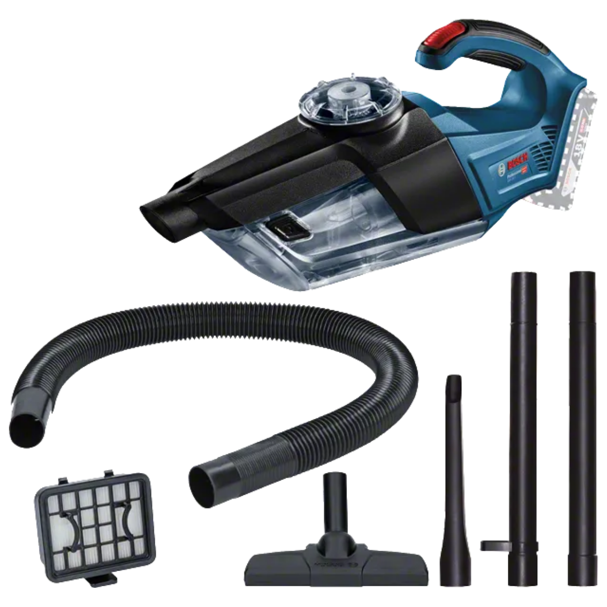 Bosch Cordless Vacuum Cleaner GAS 18V-1 (Tool Only) 06019C6200