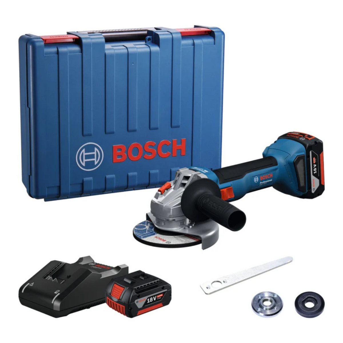 Bosch Cordless Angle Grinder GWS 18V-8 Kit 06019N9020
