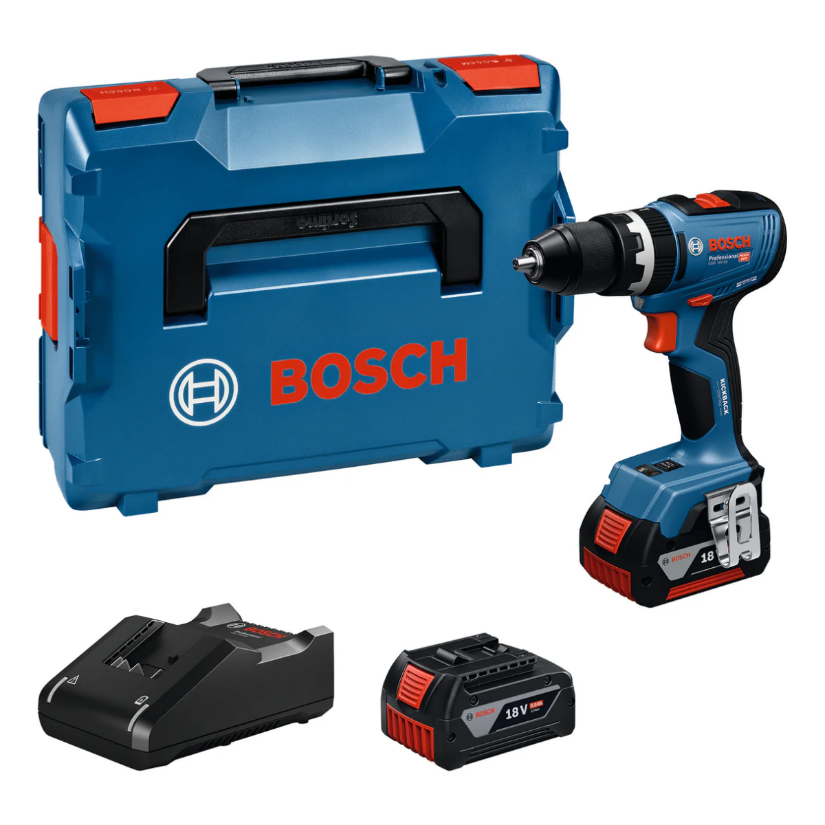 Bosch cordless Impact Drill / Driver GSB 18V-65 Kit 06019N3103
