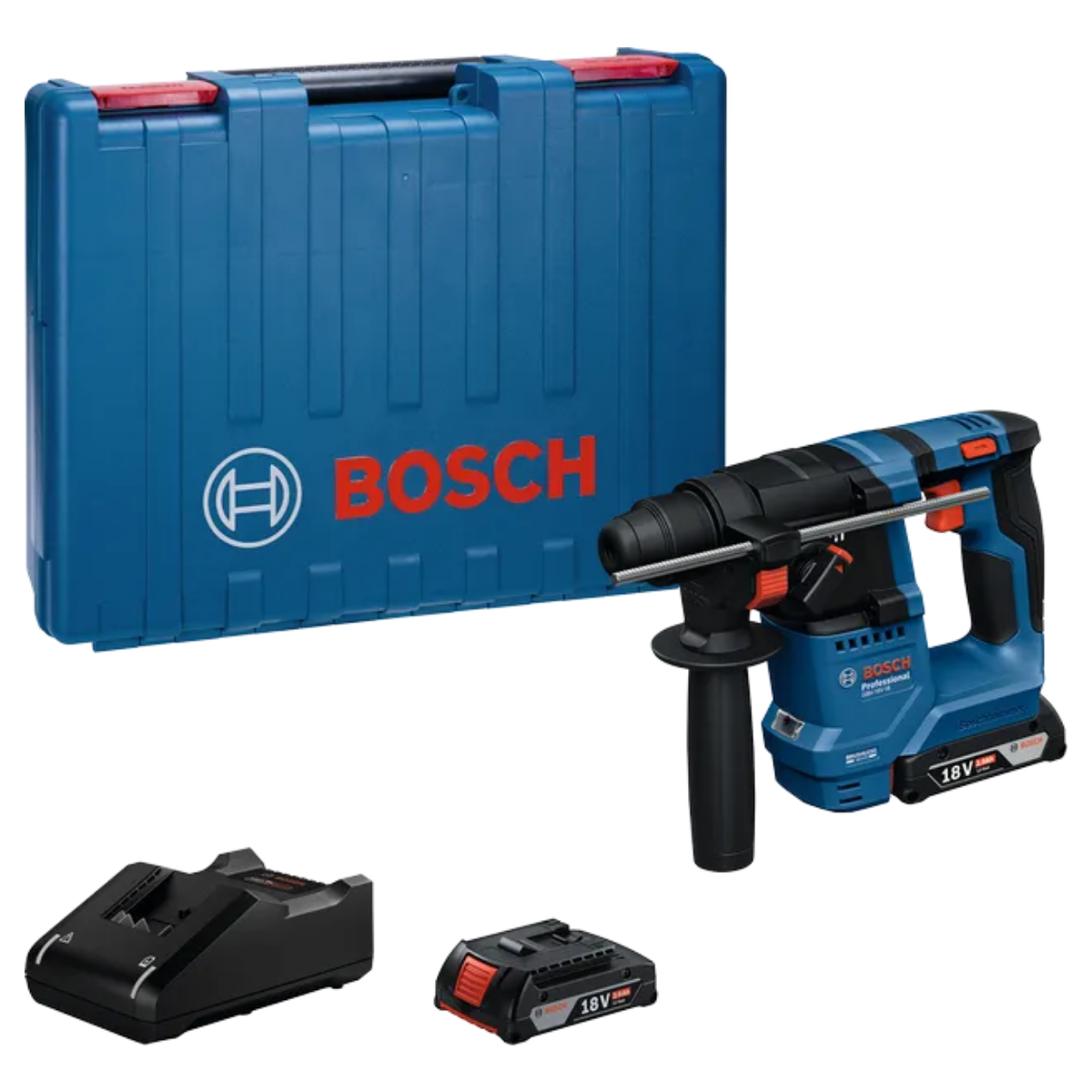 Bosch Cordless Rotary Hammer Drill GBH 18V-18 Kit 0611927001