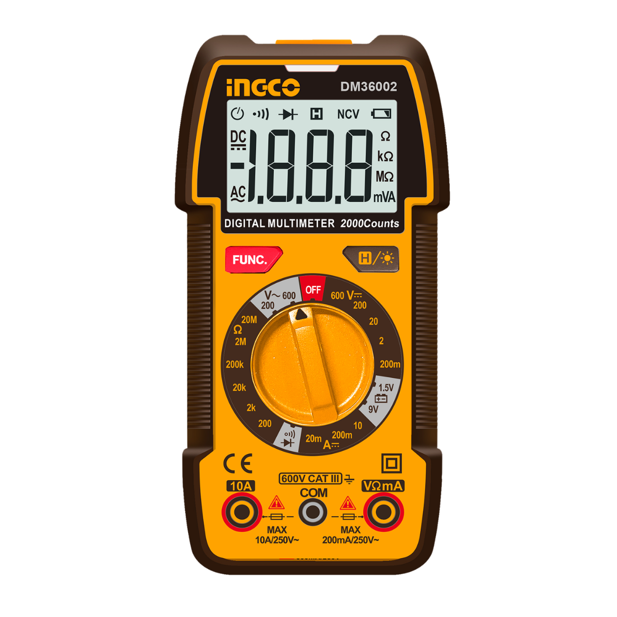 Ingco Multimeter Digital AC/DC 600V