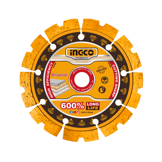Ingco Diamond Cutting Wet/Dry Disc 230mm
