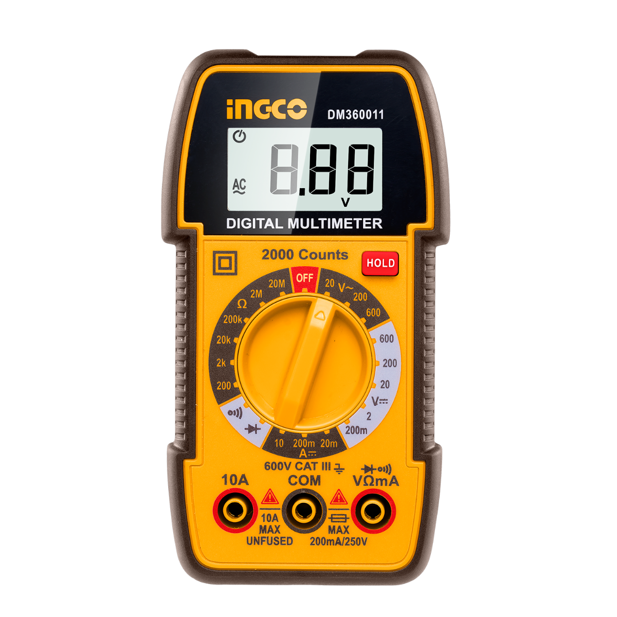 Ingco Digital Multimeter AC/DC 600V