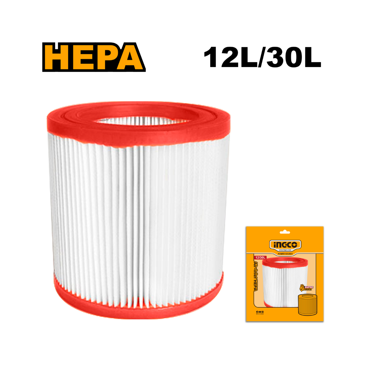 Ingco Replacement HEPA Filter for Vacuum Cleaner
