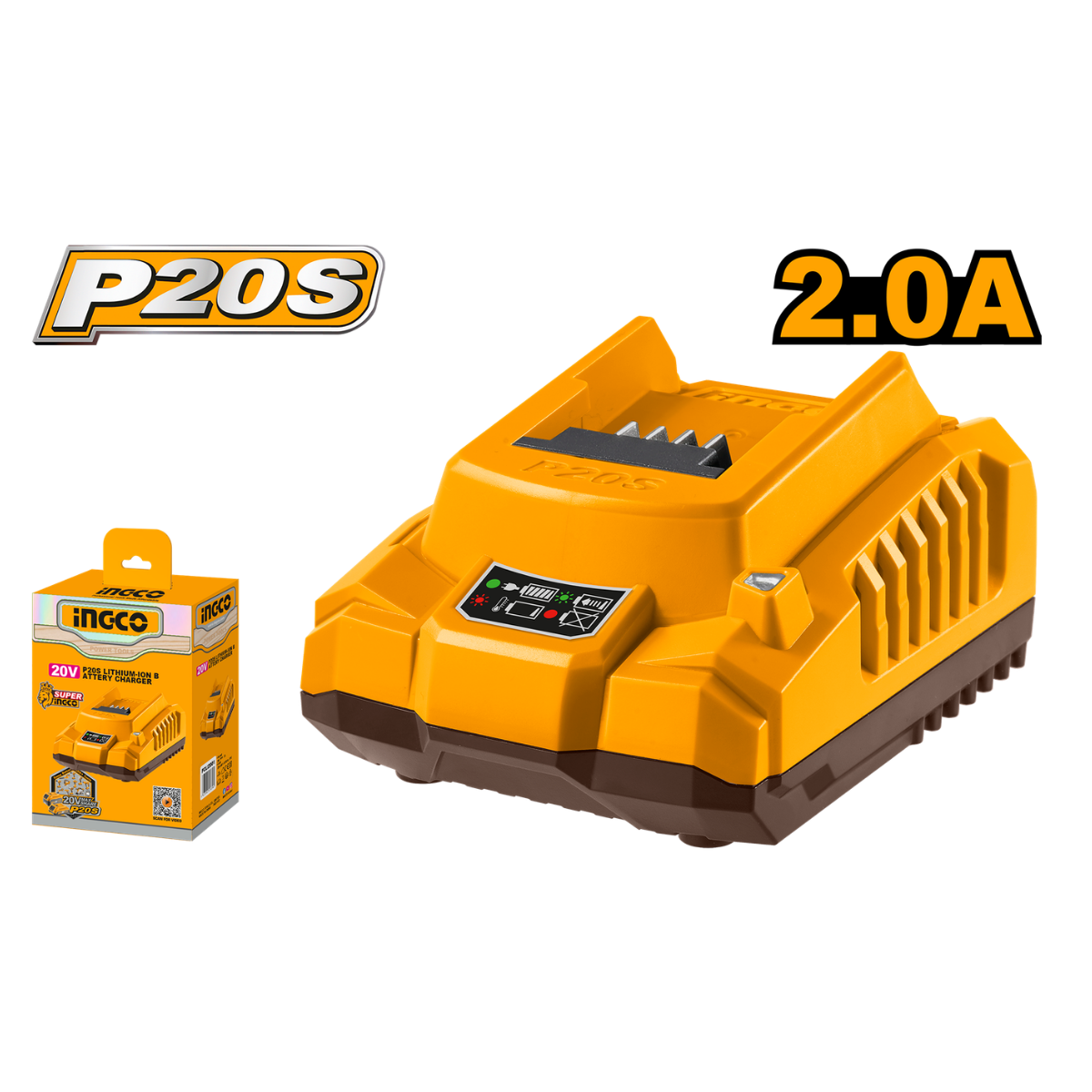 Ingco Intelligent Battery Charger 20V FCLI2001