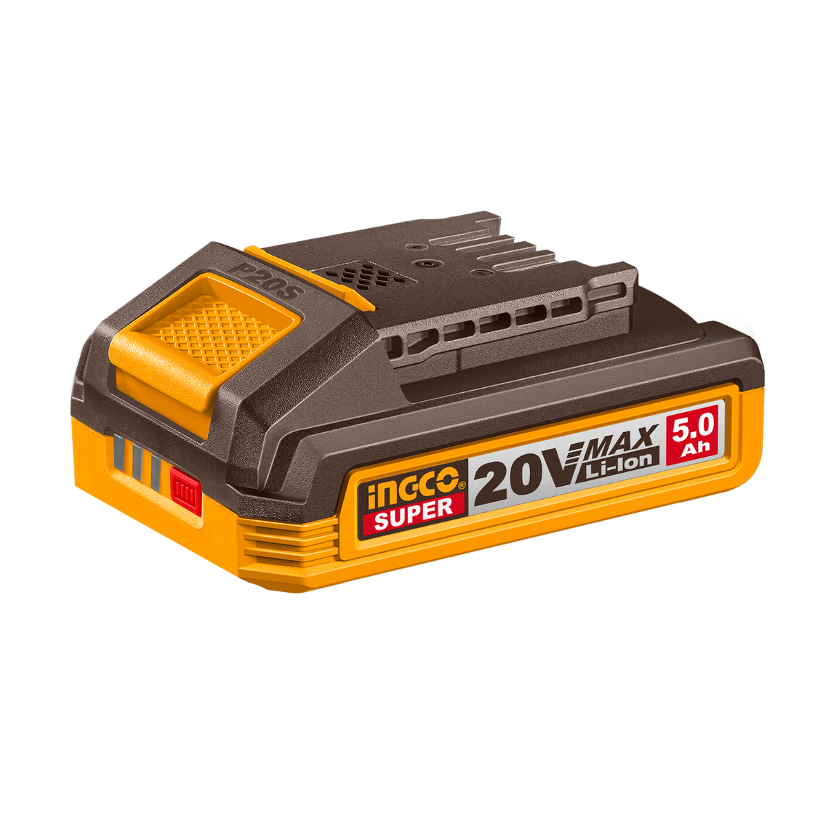 Ingco 5Ah Tabless Battery 20V P20S - Fits All Ingco 20V Cordless Tools FBLI2125