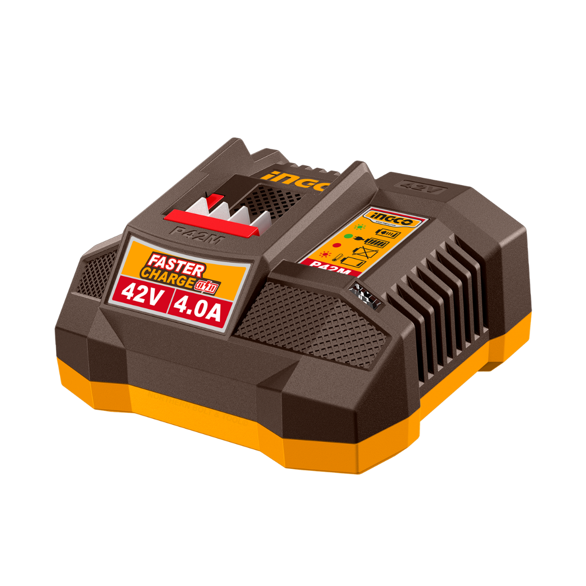 Ingco 42V Battery Fast Charger 4A P42M FCLI42041