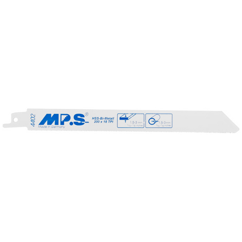 Mps Sabre Saw Blade Bi-Metal 200Mm 18 Tpi 2/Pack MPS4402-2