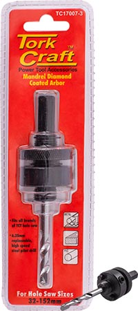 Tork Craft Mandrel Diamond Coated Arbor 32 - 152Mm