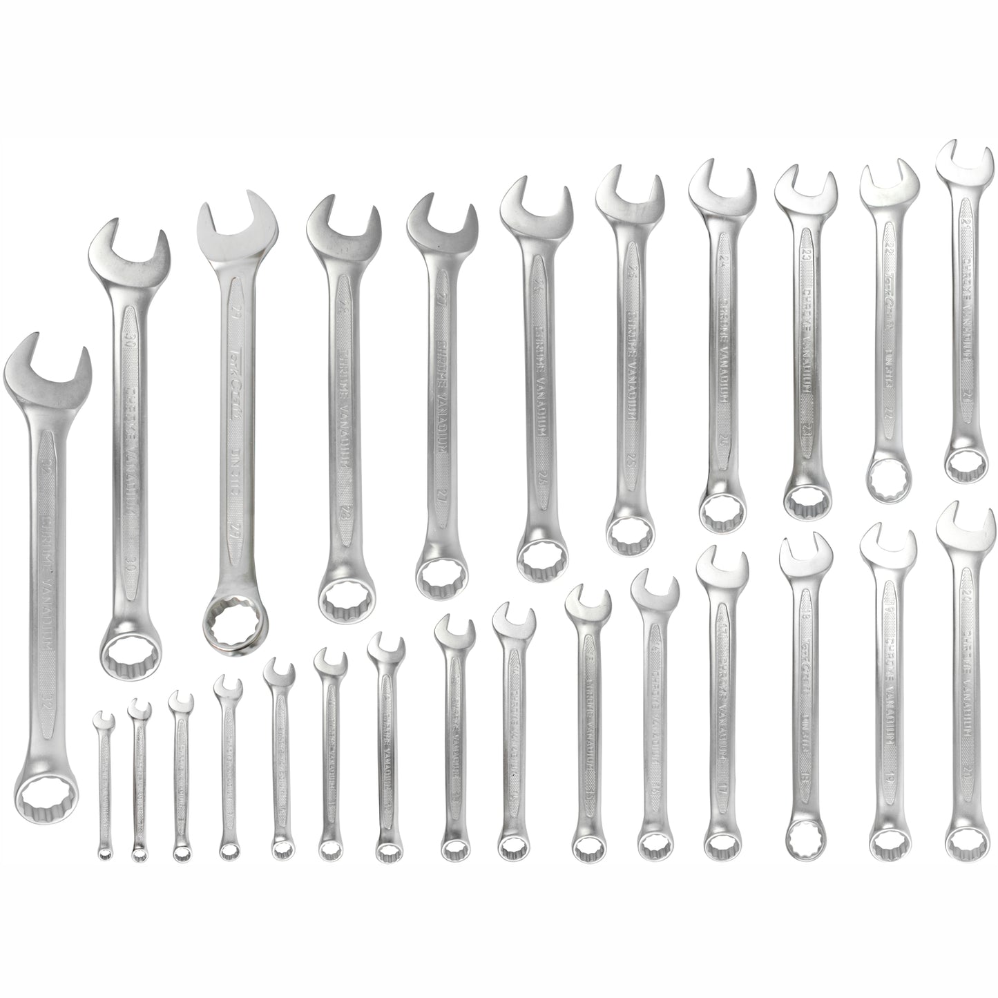 Tork Craft 26Pcs Combination Spanner Set 6-32Mm Deep Offset Jumbo Rack