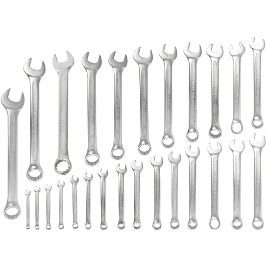Tork Craft 26Pcs Combination Spanner Set 6-32Mm Deep Offset Jumbo Rack