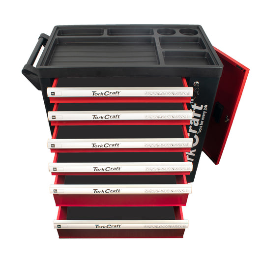 Tork Craft Tork Craft 6 Drawer Roller Tool Cabinet On Castors Empty Mod Tc620050