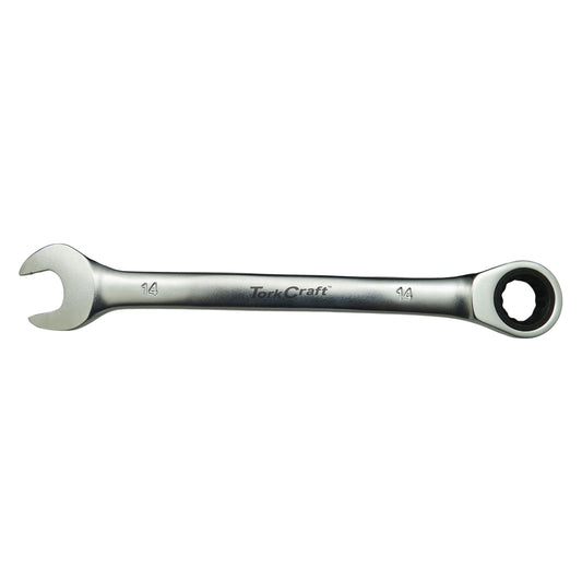 Tork Craft Combination Ratchet Wrench 14Mm Fixed Head