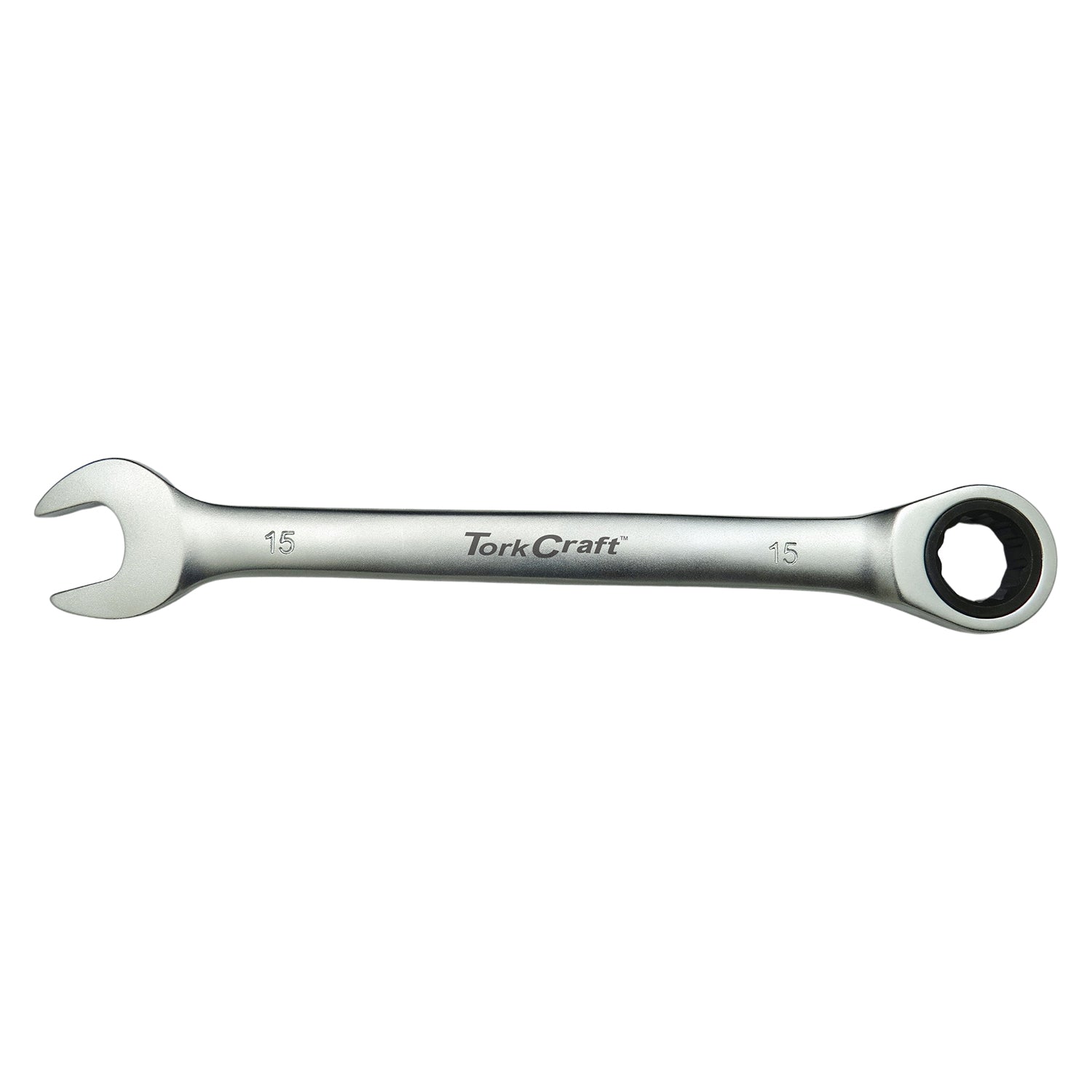 Tork Craft Combination Ratchet Wrench 15Mm Fixed Head