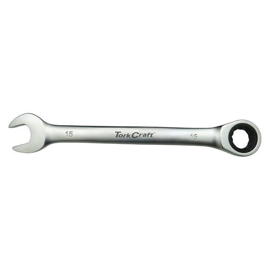 Tork Craft Combination Ratchet Wrench 15Mm Fixed Head