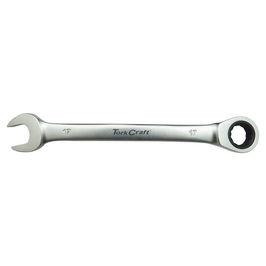 Tork Craft Combination Ratchet Wrench 17Mm Fixed Head
