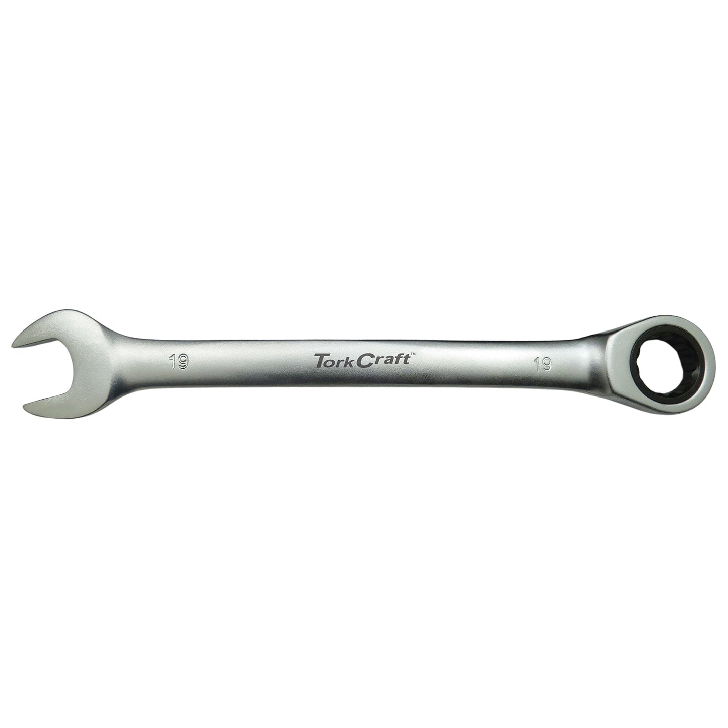 Tork Craft Combination Ratchet Wrench 19Mm Fixed Head