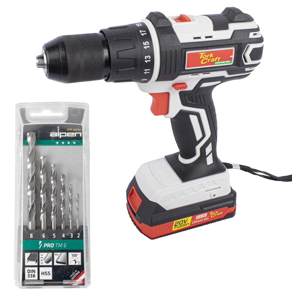 Special - Tork Craft Imp Driver Tc20030 With Sprint Master Set Alp Tm6