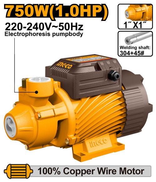 Ingco Peripheral Water Pump 750W 50L/Min