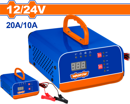 Wadfow Battery charger 12/24V 20A/10A