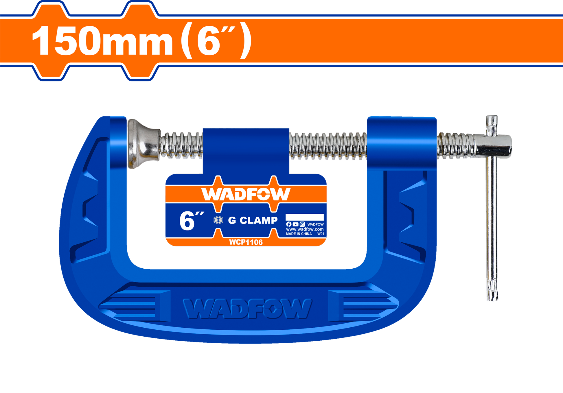 Wadfow G clamp 150mm WCP1106