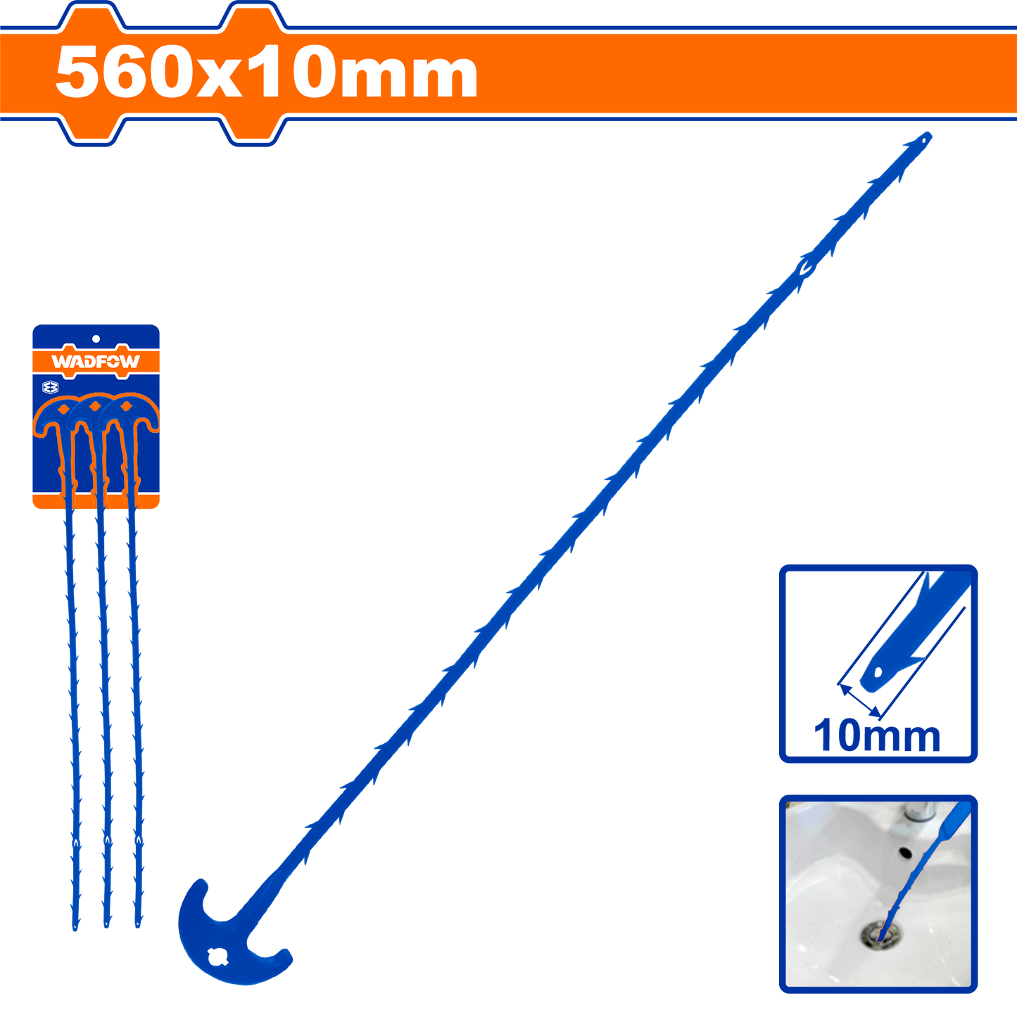 Wadfow Drain snake set WDD1156