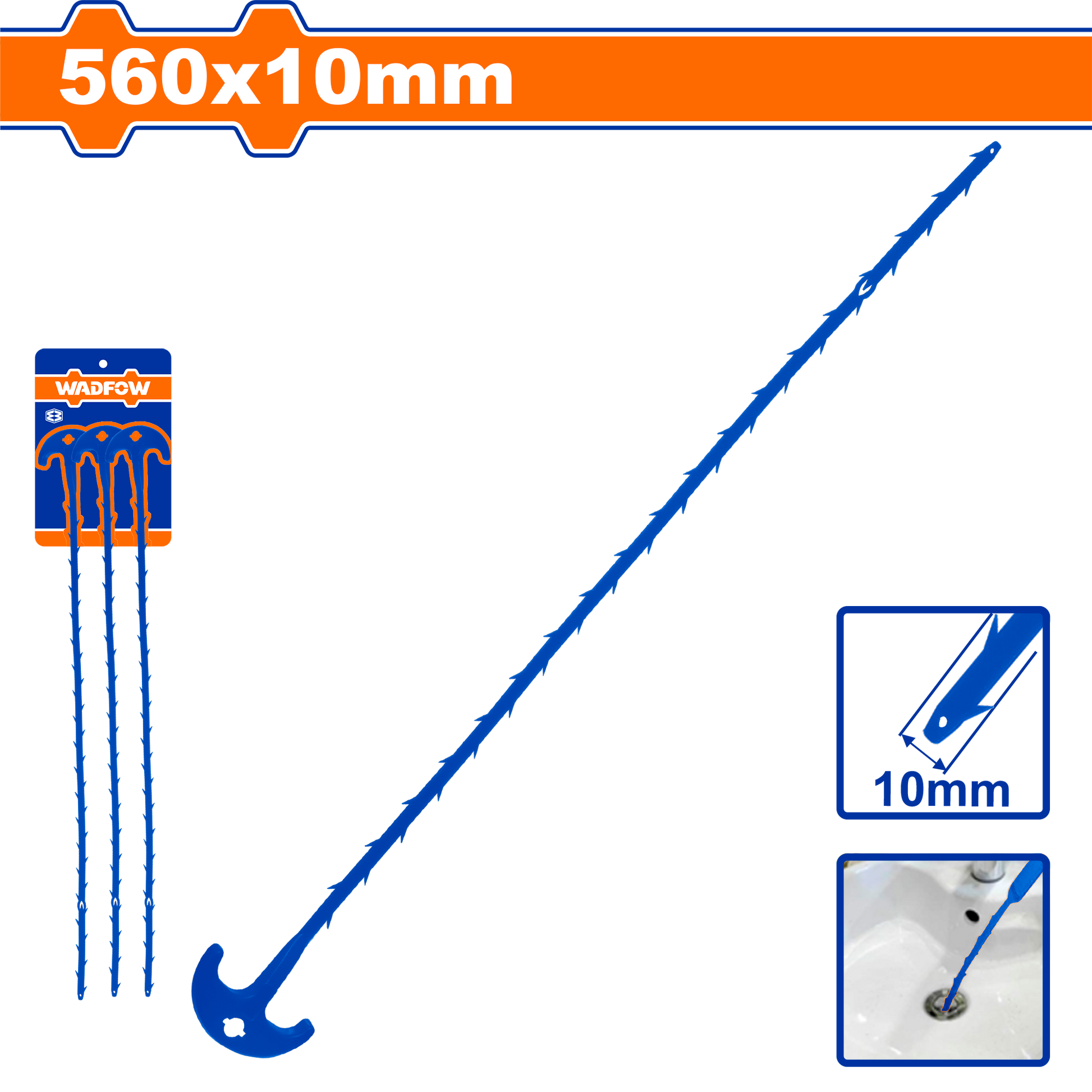 Wadfow Drain snake set WDD1156