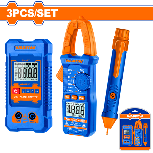 Wadfow Electrical test kit 3Pcs WDM94011