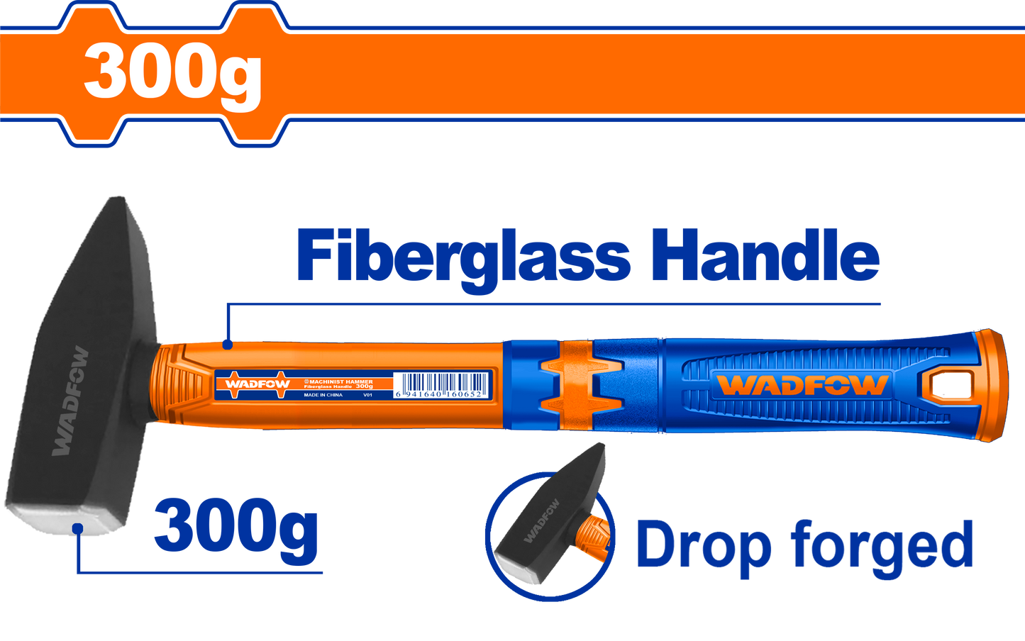 Wadfow Machinist hammer 300g WHM1303