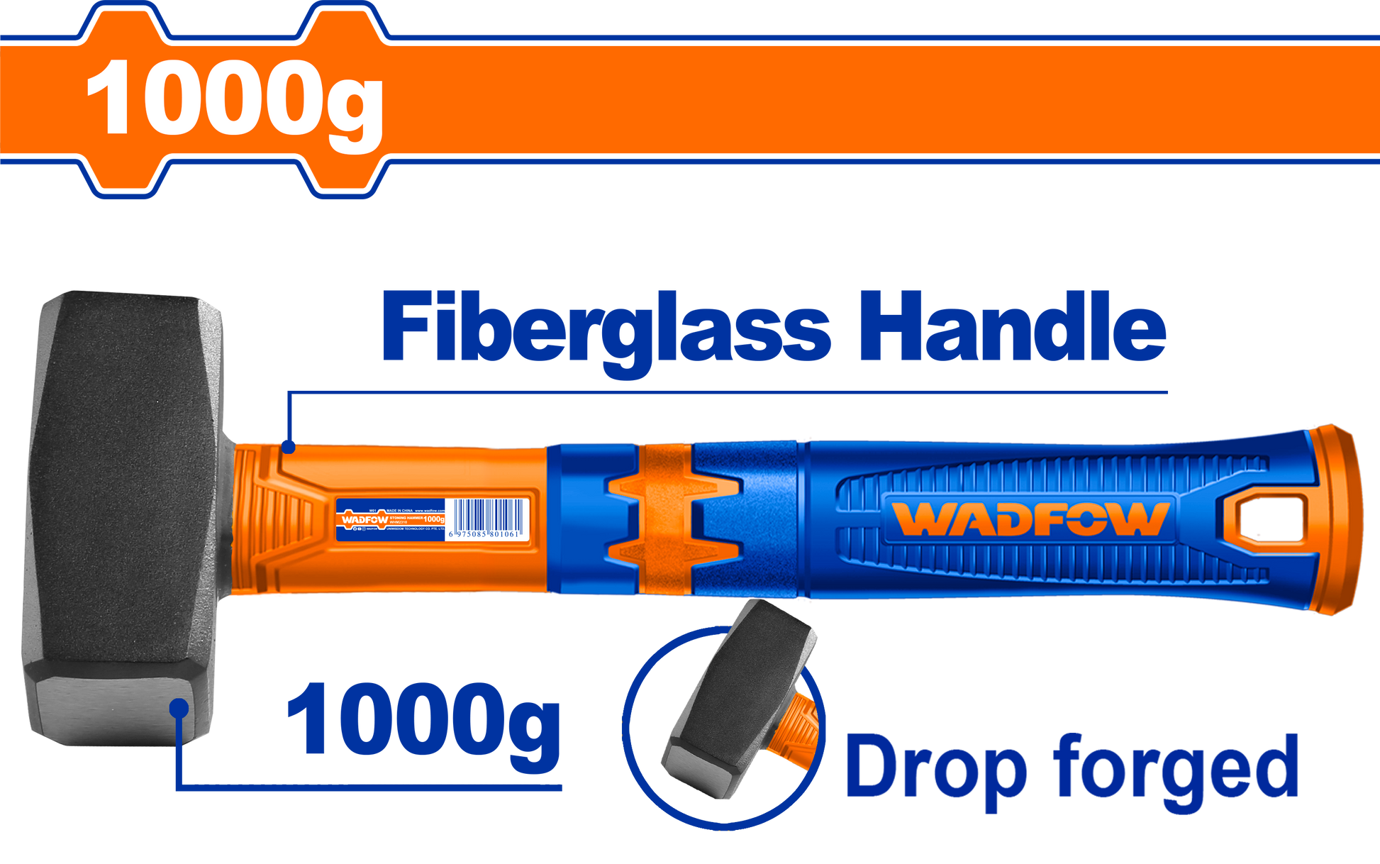 Wadfow Stoning hammer 1kg WHM2310