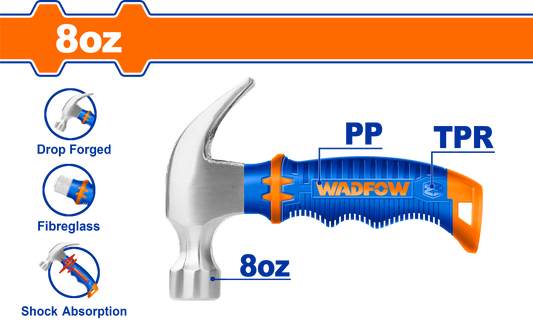 Wadfow Mini claw hammer 8oz WHM33D8
