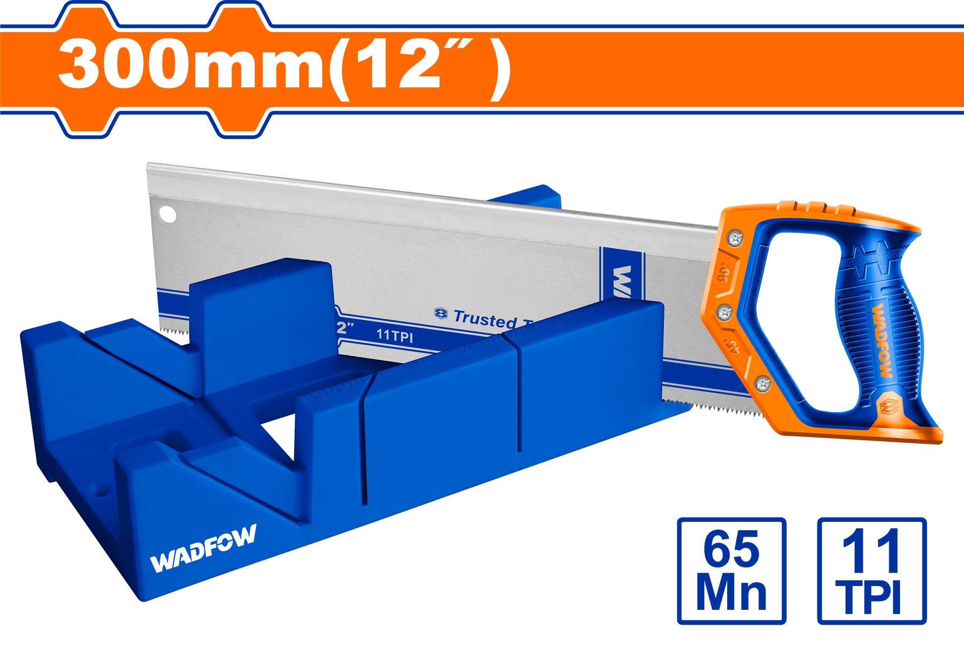Wadfow Mitre box and back saw set WHW2112