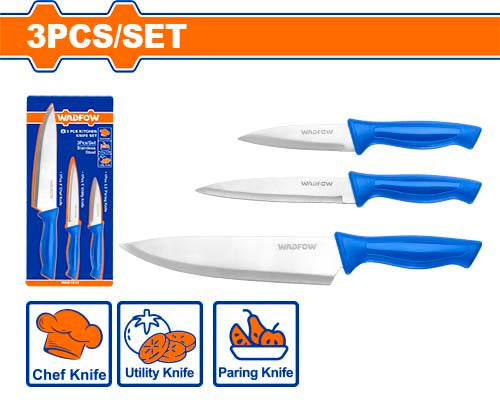 Wadfow Kitchen knife 3 Piece set