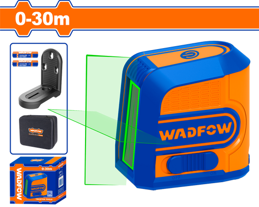 Wadfow Self-levelling line laser Green 0-30m WLE2M03