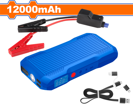 Wadfow Lithium-Ion jump starter 12000mAh WLY1512