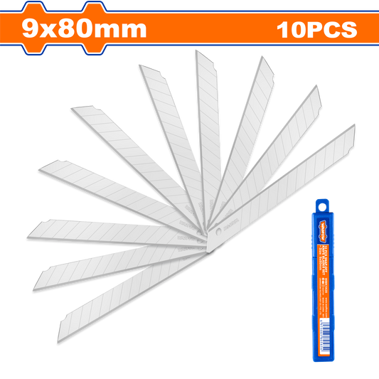 Wadfow Snap-off knife blades set 10 Piece WMK1K09
