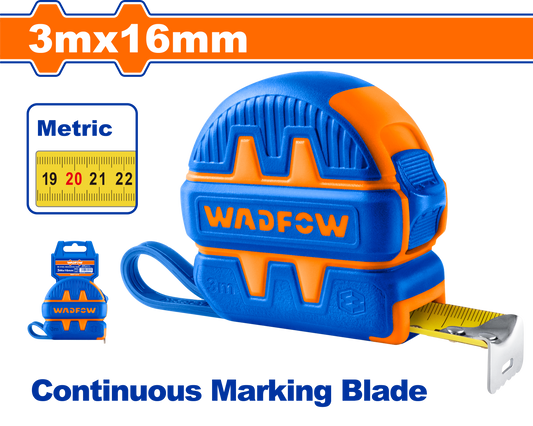 Wadfow Steel measuring tape 3m 16mm WMT1211