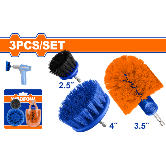 Wadfow Multipurpose brush set 3 Piece WND5401