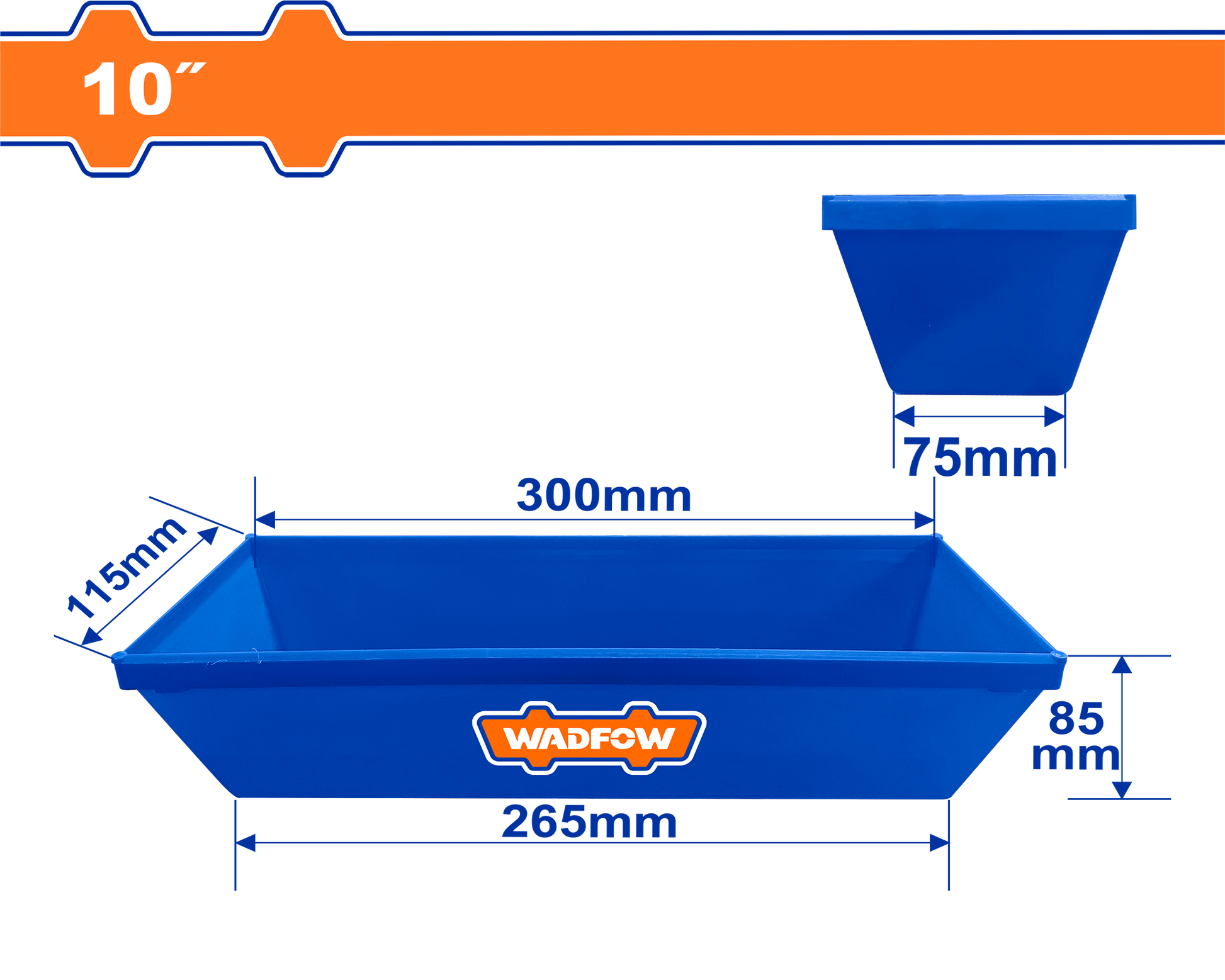 Wadfow Plastic mud pan 10" WNQ1330
