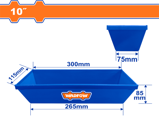 Wadfow Plastic mud pan 10" WNQ1330